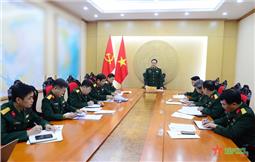 Thượng tướng Vũ Hải Sản làm việc với các cơ quan về triển khai dự án đầu tư xây dựng